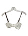 Everieswim Size S/M White & Brown Nylon Blend Bikini Color Block Twist Swimsuit White & Brown / S/M