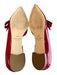 Cole Haan Shoe Size 6 1/2 Red Patent Flat Bow Detail Pointed Toe Slip On Shoes Red / 6 1/2