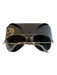 Ray Ban Gold Tone Metal Yellow Lenses Aviator Sunglasses Gold Tone