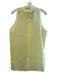 Sunday in Brooklyn Size M Neon Yellow Polyester Sheer High Neck Sleeveless Top Neon Yellow / M