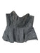 Alexis Size XS Black & White Corset Gingham Strapless Top Black & White / XS