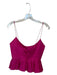 Hunter Bell Size 2 Pink Cotton Spaghetti Strap Peplum Top Pink / 2