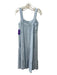 Rails Size XS Light Blue Lyocell Square Neck Sleeveless Tiered Midi Dress Light Blue / XS