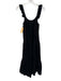 XiRENA Size XS Black Cotton Sleeveless Glazed U Neck Side pockets Dress Black / XS