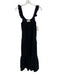 XiRENA Size XS Black Cotton Sleeveless Glazed U Neck Side pockets Dress Black / XS