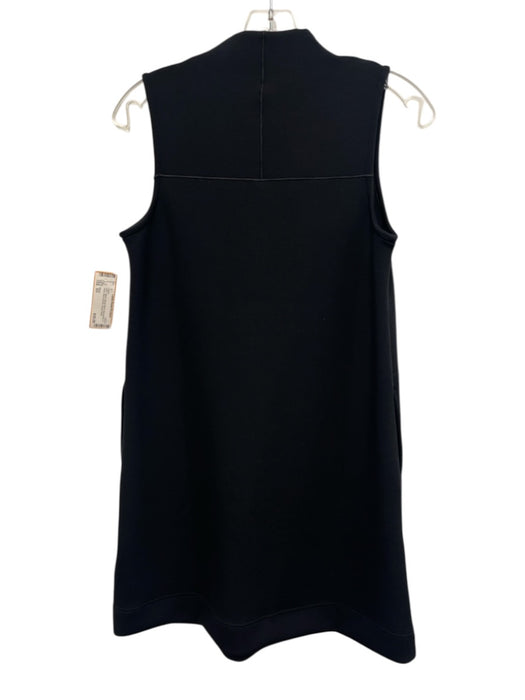 Spanx Size XS Black Modal Blend Sleeveless V Neck Side Pockets Dress Black / XS