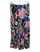 Oliphant Size XS Pink, Green & Multi Print Cotton Elastic Waist Tiered Skirt Pink, Green & Multi Print / XS