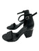 Alexander Wang Shoe Size 38 Black Leather Silver Hardware Open Toe Pumps Black / 38