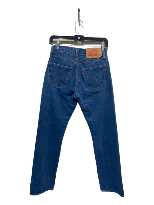 Levi Strauss & Co. Size 29 Dark Wash Cotton Denim Button Fly Straight Leg Jeans Dark Wash / 29
