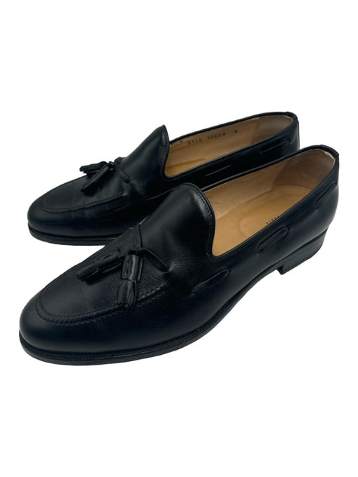 Rudy's Shoe Size 9 Black Leather Solid Tassel loafer Men's Shoes 9