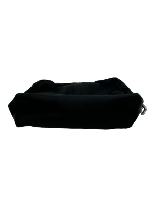 Prada Black Synthetic Solid Pouch Men's Accessories