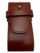 Louis Vuitton Brown Leather GHW Buckle Luggage Tag Other Brown