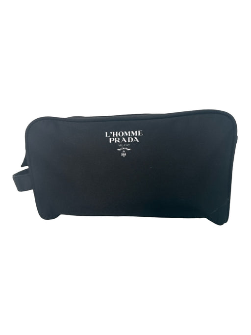 Prada Black Synthetic Toiletry Bag Men's Accessories