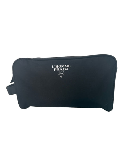 Prada Black Synthetic Toiletry Bag Men's Accessories