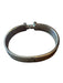 Hermes Silver & Black Two Tone Men's Bracelet