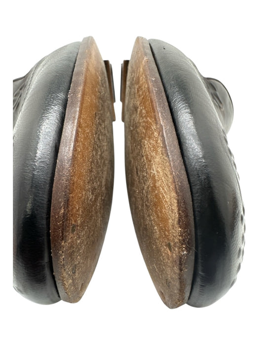 Gucci Shoe Size 8 Dark Brown Leather Solid Slip On Men's Shoes 8