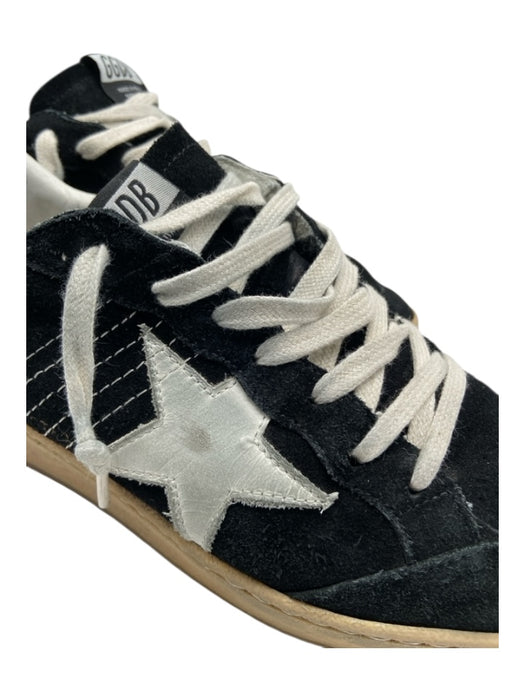 Golden Goose Shoe Size 42 Black & White Suede Solid Sneaker Men's Shoes Black & White / 42