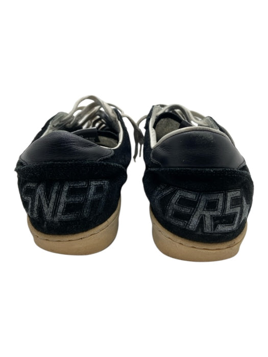 Golden Goose Shoe Size 42 Black & White Suede Solid Sneaker Men's Shoes Black & White / 42