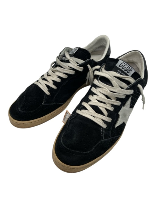 Golden Goose Shoe Size 42 Black & White Suede Solid Sneaker Men's Shoes Black & White / 42