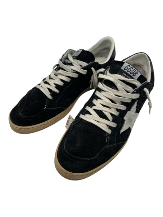 Golden Goose Shoe Size 42 Black & White Suede Solid Sneaker Men's Shoes Black & White / 42