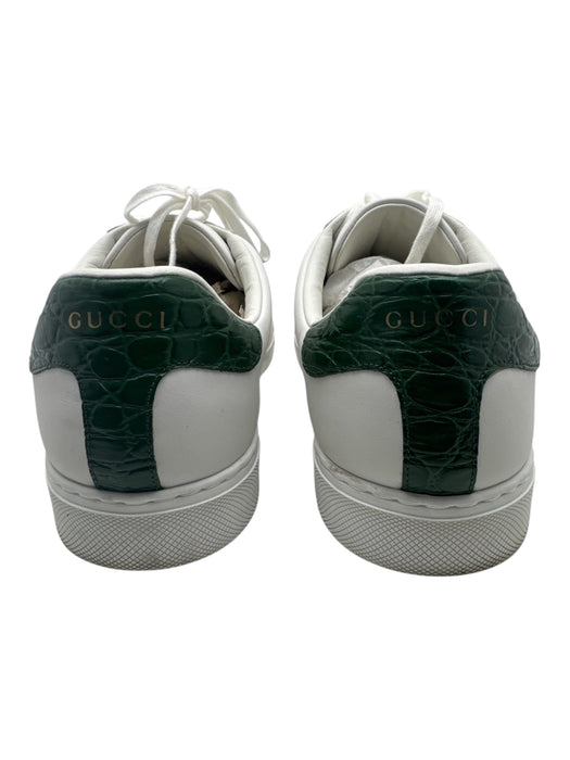 Gucci Shoe Size 8 White Leather Solid Sneaker Men's Shoes White / 8