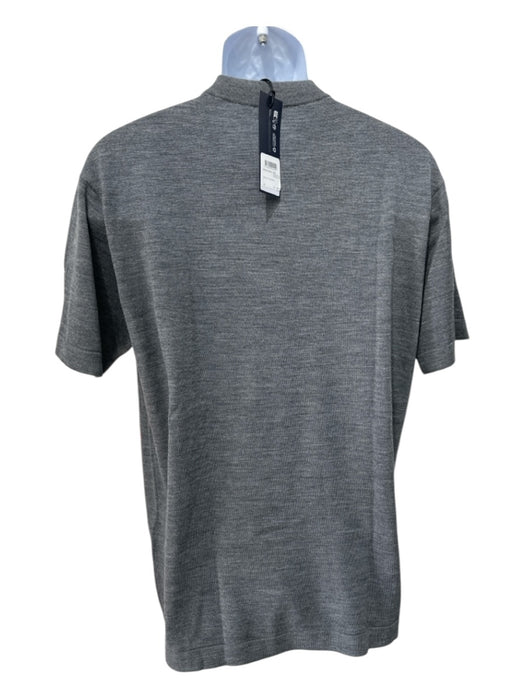 Dior NWT Size M Gray Wool logo T shirt Crew Men's Sweater Gray / M