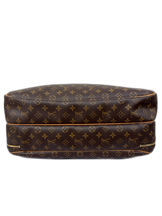 Louis Vuitton Brown Leather Damier Men's Bag Brown