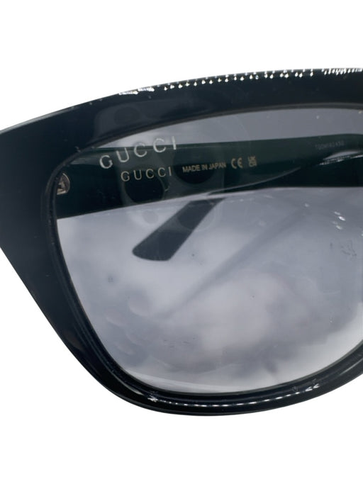 Gucci Case Incl Black, Green, Red Acetate Web Sunglasses Black, Green, Red