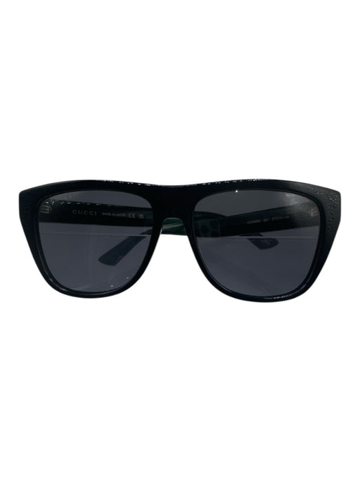Gucci Case Incl Black, Green, Red Acetate Web Sunglasses Black, Green, Red