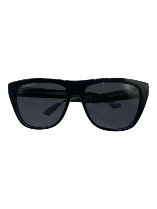 Gucci Case Incl Black, Green, Red Acetate Web Sunglasses Black, Green, Red