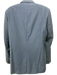 Sandro AS IS Navy Blue Polyester Solid 2 Button Men's Blazer Navy Blue / 52