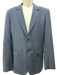 Sandro AS IS Navy Blue Polyester Solid 2 Button Men's Blazer Navy Blue / 52