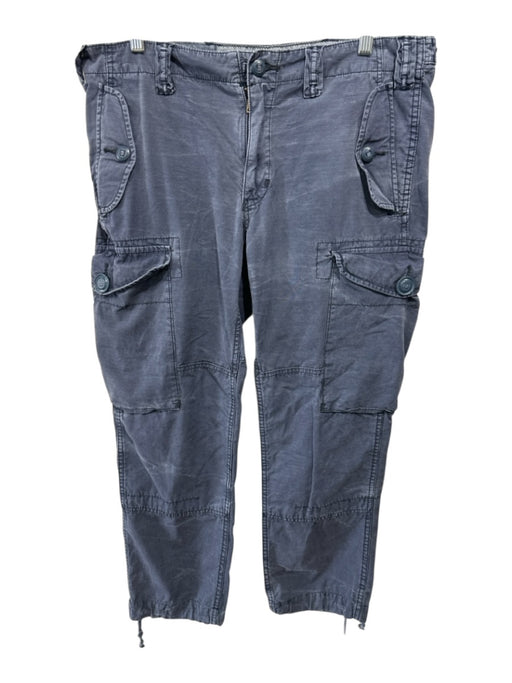 Polo AS IS Size 33 Blue Cotton Ripstop Khaki Cargo Men's Pants Blue / 33
