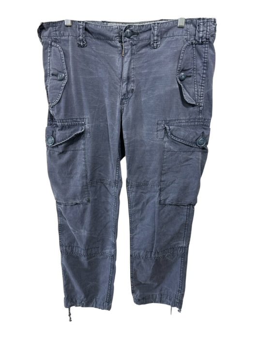 Polo AS IS Size 33 Blue Cotton Ripstop Khaki Cargo Men's Pants Blue / 33