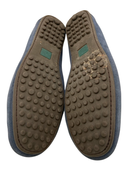 Sid Mashburn Shoe Size 8.5 AS IS Blue Suede Solid Moccasin Men's Shoes Blue / 8.5