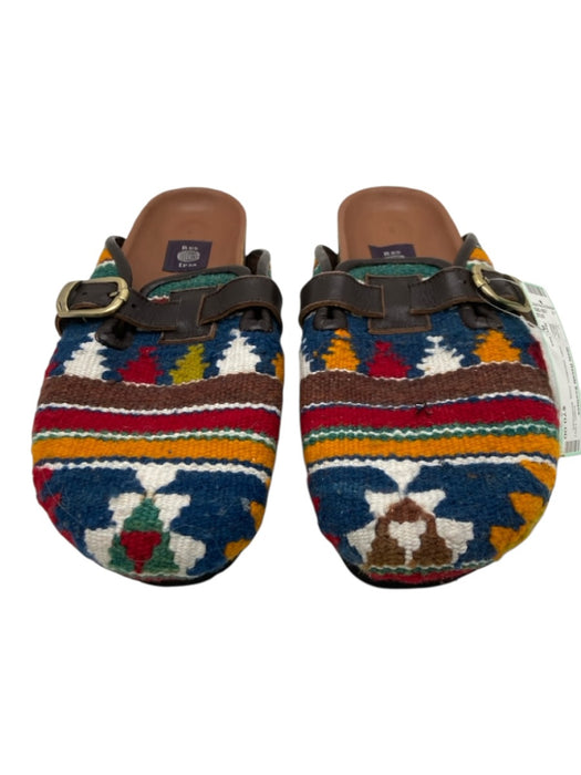 Res Ipsa Shoe Size 8 Blue Woven Western Clog Men's Shoes Blue / 8