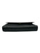 Yves Saint Laurent Black Leather Flap Logo Envelope Clutch Bag Black / Small