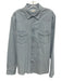 Quaker Marine Supply Size L Light Wash Cotton Solid Western Long Sleeve Shirt Light Wash / L