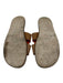 Hermes Shoe Size 42 Tan Leather Solid Sandal Men's Shoes Tan / 42