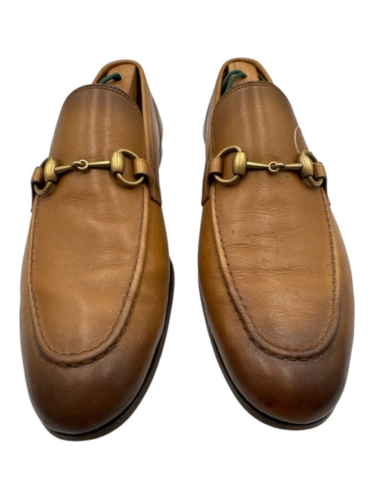 Gucci Shoe Size 7.5 Brown Leather Solid Dress Men's Shoes Brown / 7.5