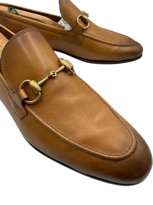 Gucci Shoe Size 7.5 Brown Leather Solid Dress Men's Shoes Brown / 7.5