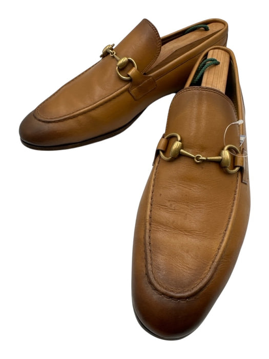 Gucci Shoe Size 7.5 Brown Leather Solid Dress Men's Shoes Brown / 7.5