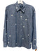 Ralph Lauren Size M Blue & White Cotton Stars Button Down Long Sleeve Shirt Blue & White / M