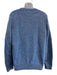 Polo Size M Blue & White Wool Blend logo Crewneck Men's Sweater Blue & White / M