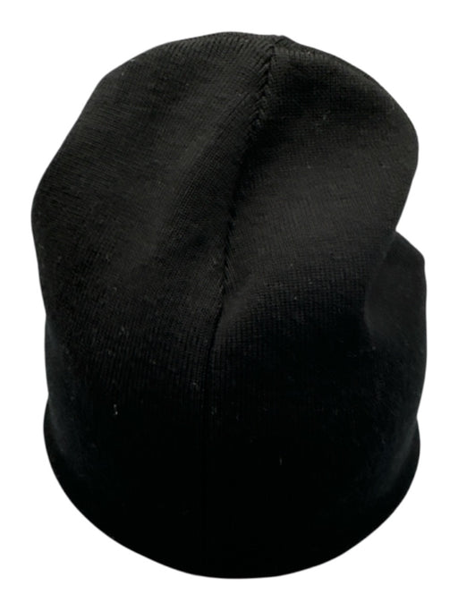 Celine Black & White Wool Beanie Men's Hat Black & White
