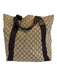 Gucci Brown Canvas Guccissima Tote Men's Bag Brown