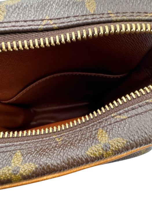 Louis Vuitton Brown Leather Monogram Men's Bag Brown