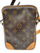 Louis Vuitton Brown Leather Monogram Men's Bag Brown