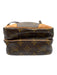 Louis Vuitton Brown Leather Monogram Men's Bag Brown