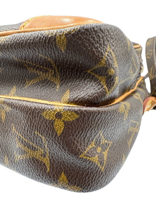 Louis Vuitton Brown Leather Monogram Men's Bag Brown